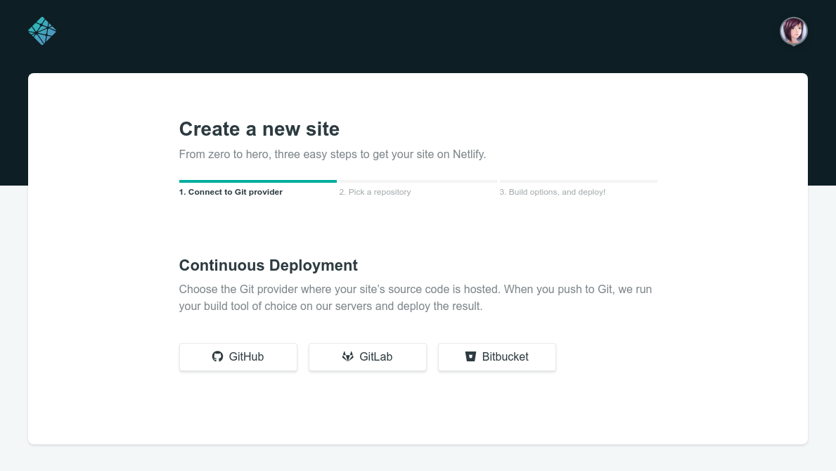 New site from git